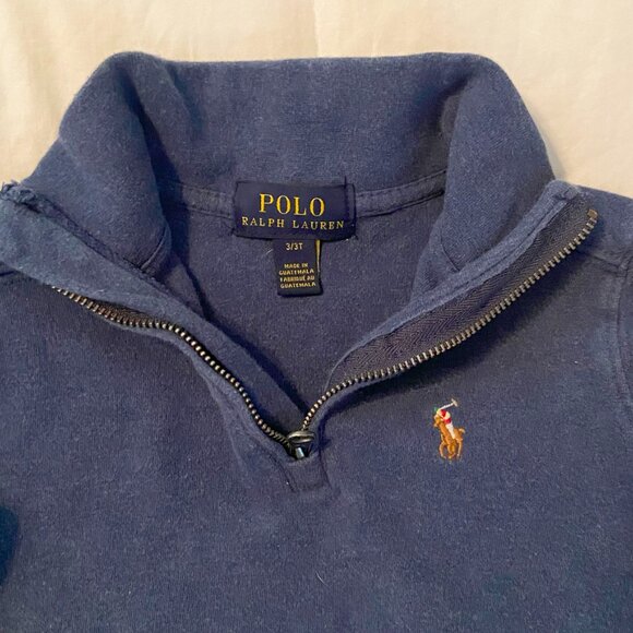 Polo Ralph Lauren Cotton Interlock Quarter Zip Pullover - Picture 4 of 4